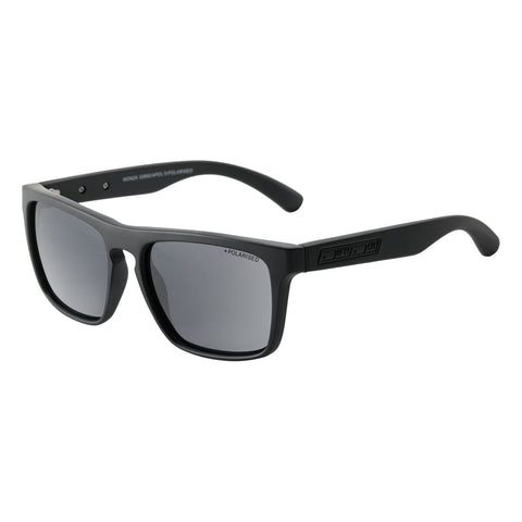 DD Monza - Satin Black/Grey Polarised Sunglasses Dirty Dog 