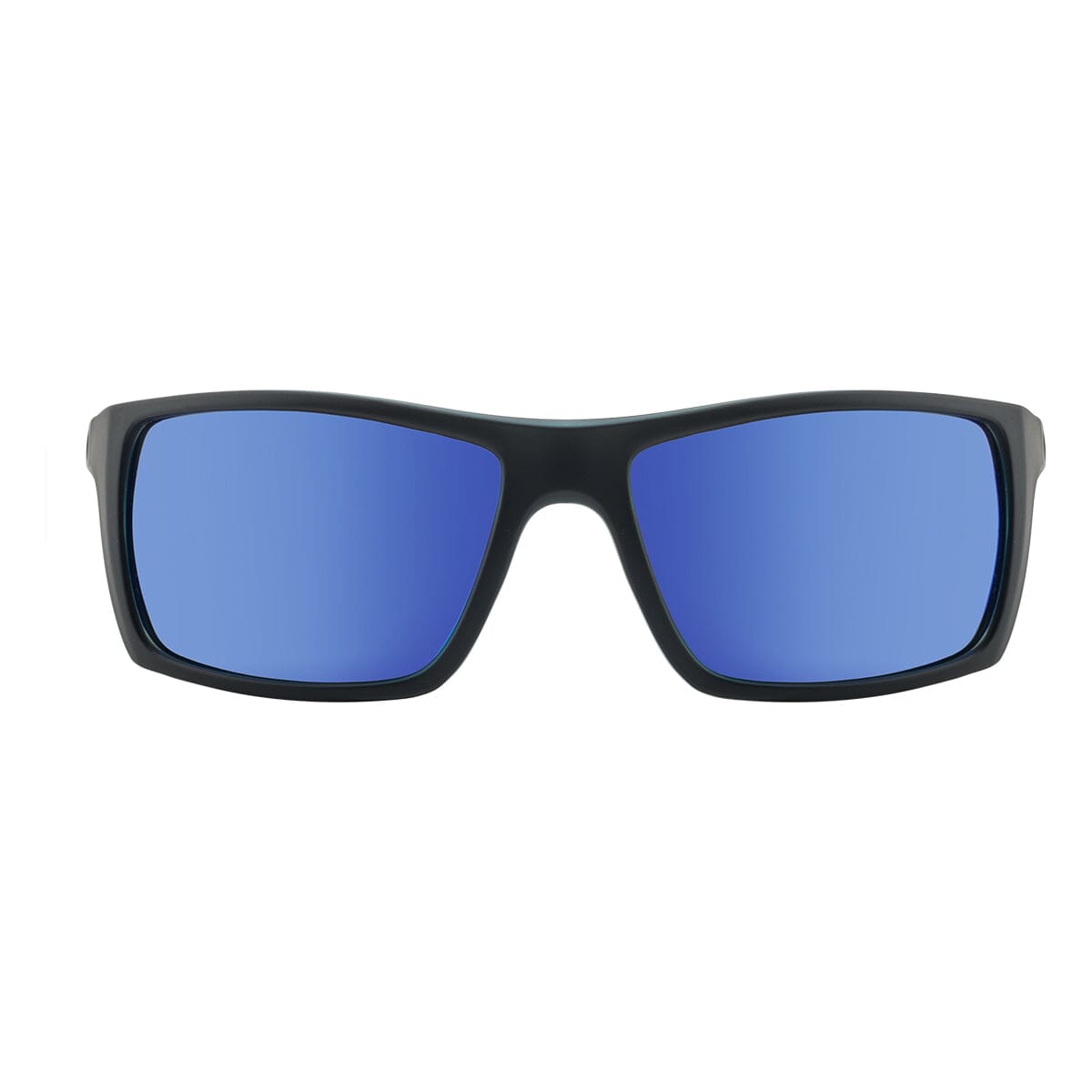 DD Primp - Satin Black & Crystal Blue/Grey Blue Fusion Mirror Polarised Sunglasses Dirty Dog