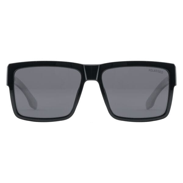 DD Punk - Satin Black/Grey Polarized Sunglasses Dirty Dog