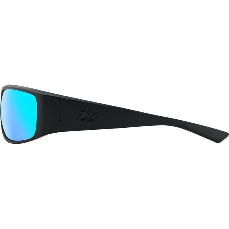 DD Sharky - Satin Black/Ice Blue Mirror Sunglasses Dirty Dog