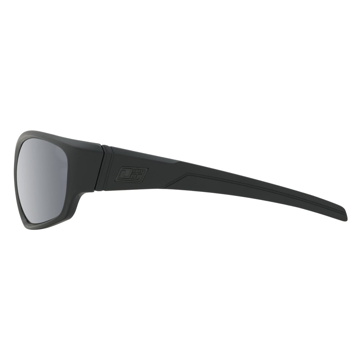 DD Snapper - Satin Black/Grey,Flash Mirror Polarised Sunglasses Dirty Dog