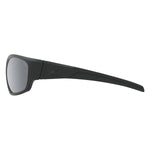 DD Snapper - Satin Black/Grey,Flash Mirror Polarised Sunglasses Dirty Dog 