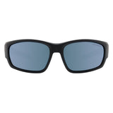 DD Snapper - Satin Black/Ice Blue Mirror Polarised Sunglasses Dirty Dog 