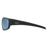 DD Snapper - Satin Black/Ice Blue Mirror Polarised Sunglasses Dirty Dog 