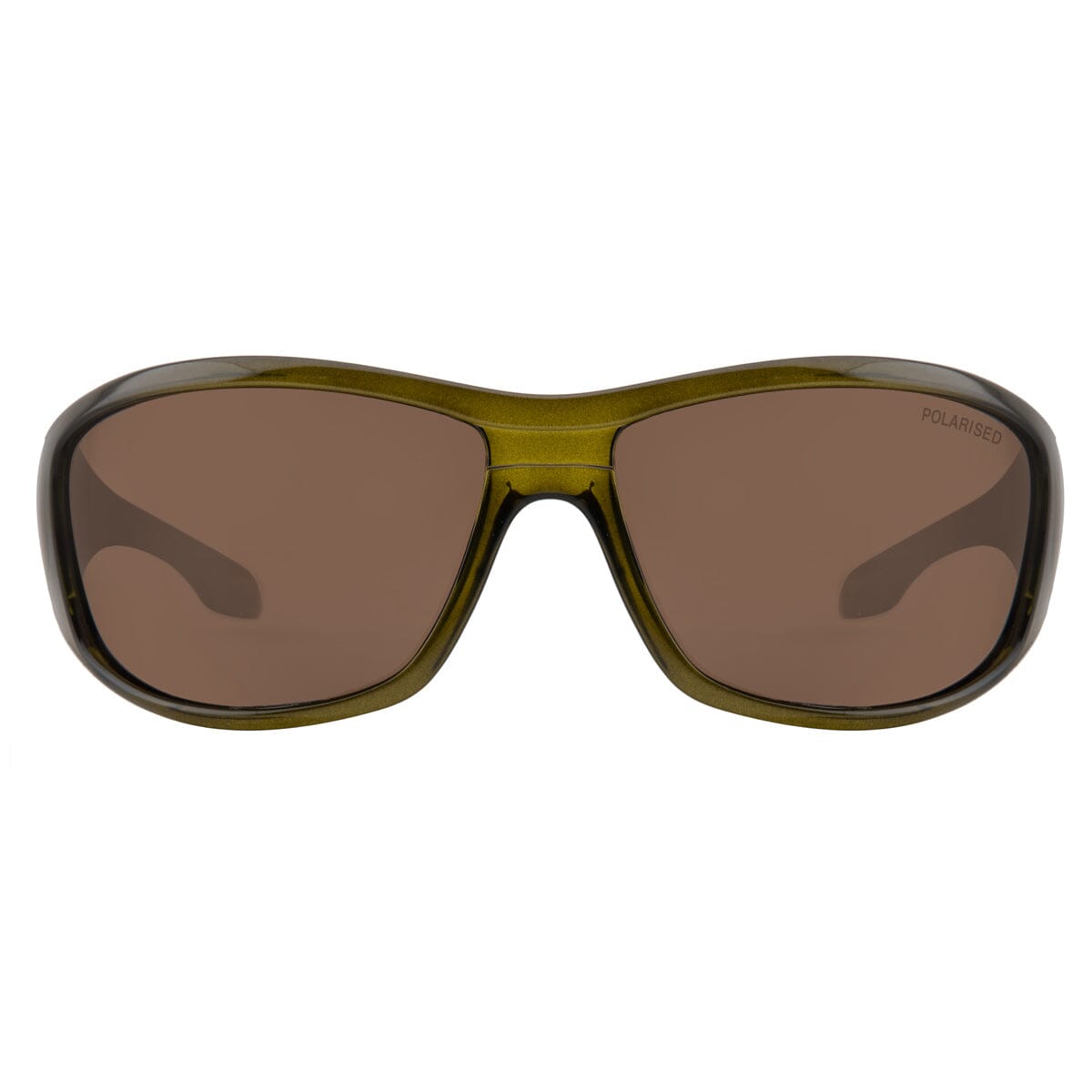 DD Vampire - Crystal Olive Green/Brown Polarized Sunglasses Dirty Dog