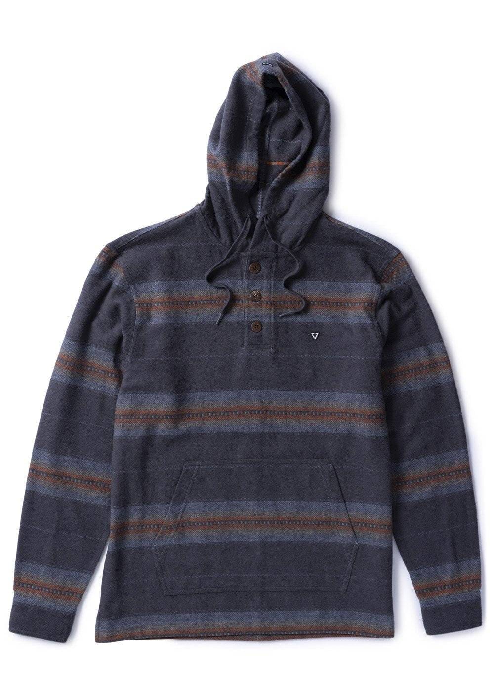 Descanso Eco Hooded Popover - Phantom Men's Hoodies & Sweatshirts Vissla S