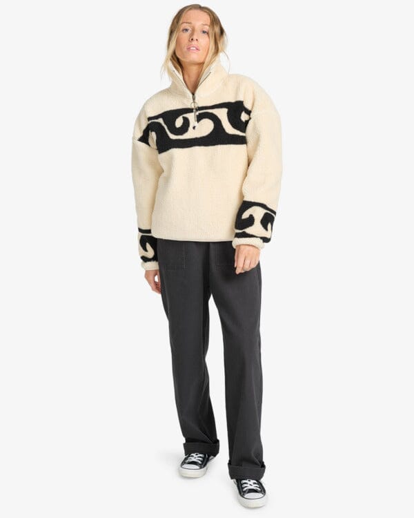 Don't You Fleece - Whitecap Women's Hoodies & Sweatshirts Billabong