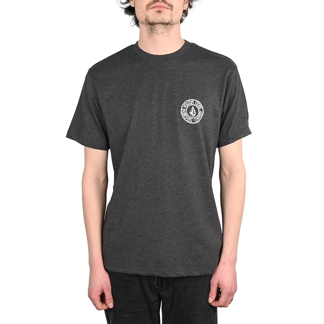 Drain You Tee - Heather Black Men's T-Shirts & Vests Volcom S