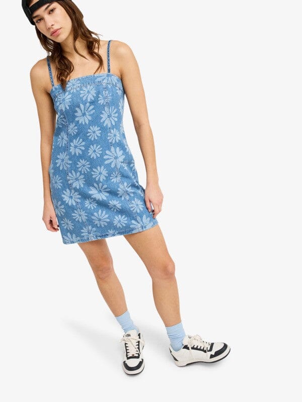Dreamy Daze Denim Dress - Surf Wash Women's Dress Roxy XS