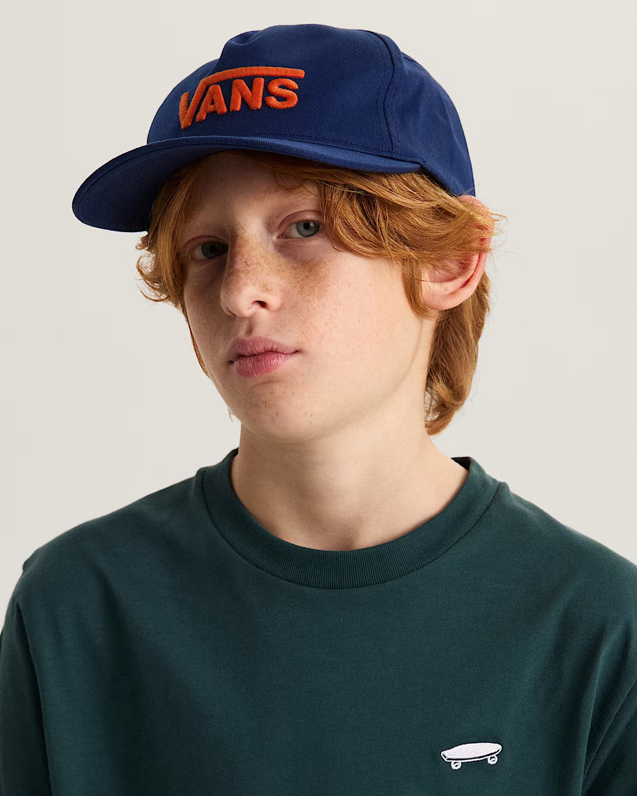 Drop V Logo Snapback Cap - Deep Indigo Men's Hats,Caps&Beanies Vans