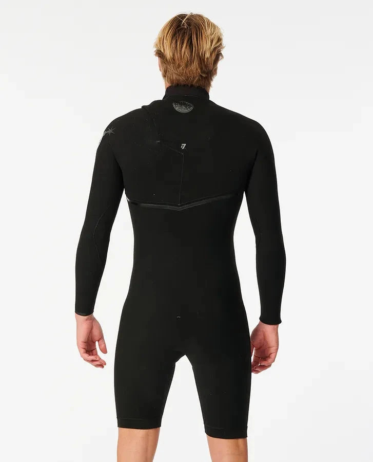 E Bomb 2/2 L/s Zip Free - Black Wetsuits Rip Curl