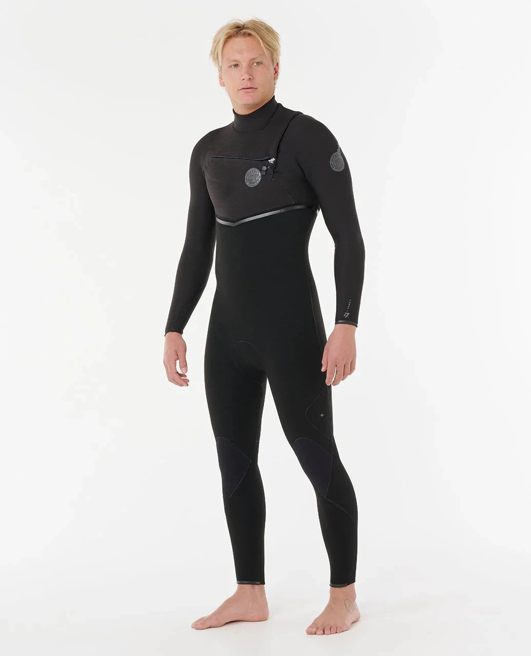 E-Bomb 5/3 Chest Zip Wetsuit - Black (2026) Wetsuits Rip Curl