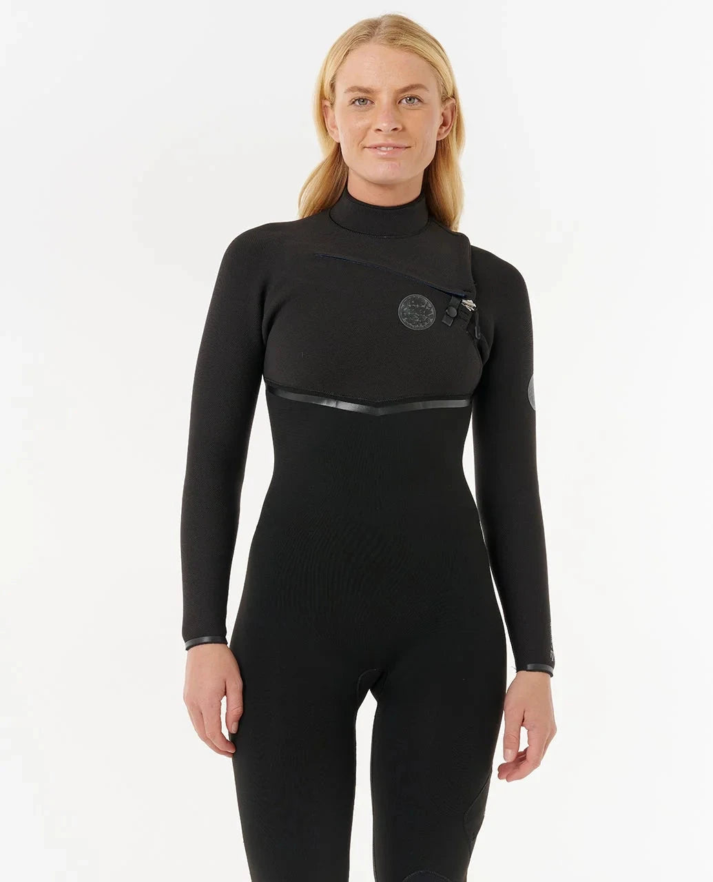 E-Bomb 5/3 Chest Zip Wetsuit - Black (2026) Women's wetsuits Rip Curl Women