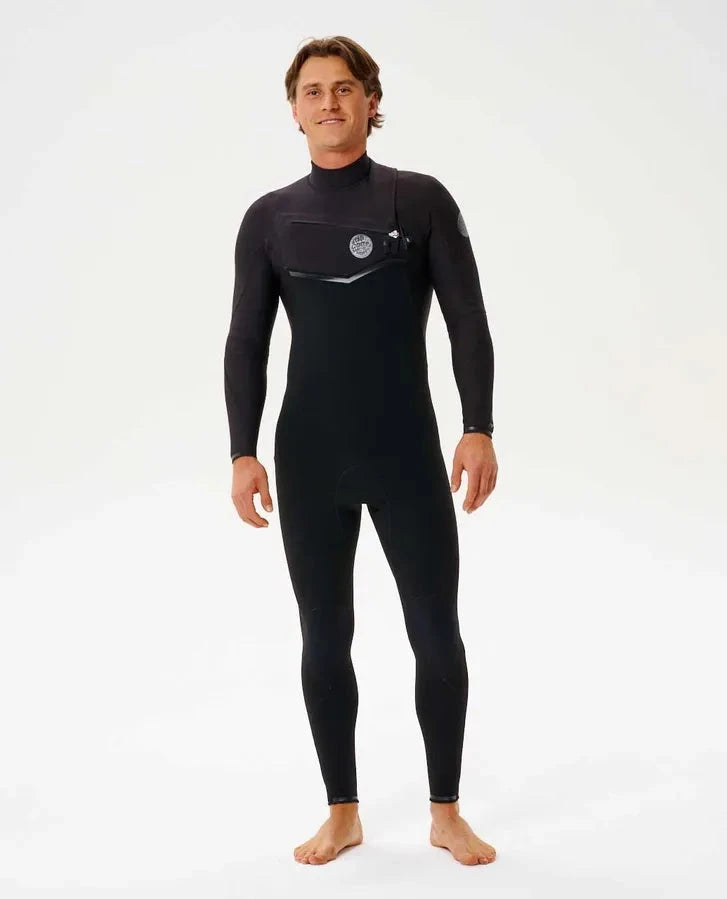 E-Bomb Chest Zip 5/3mm - Black (2025) Wetsuits Rip Curl