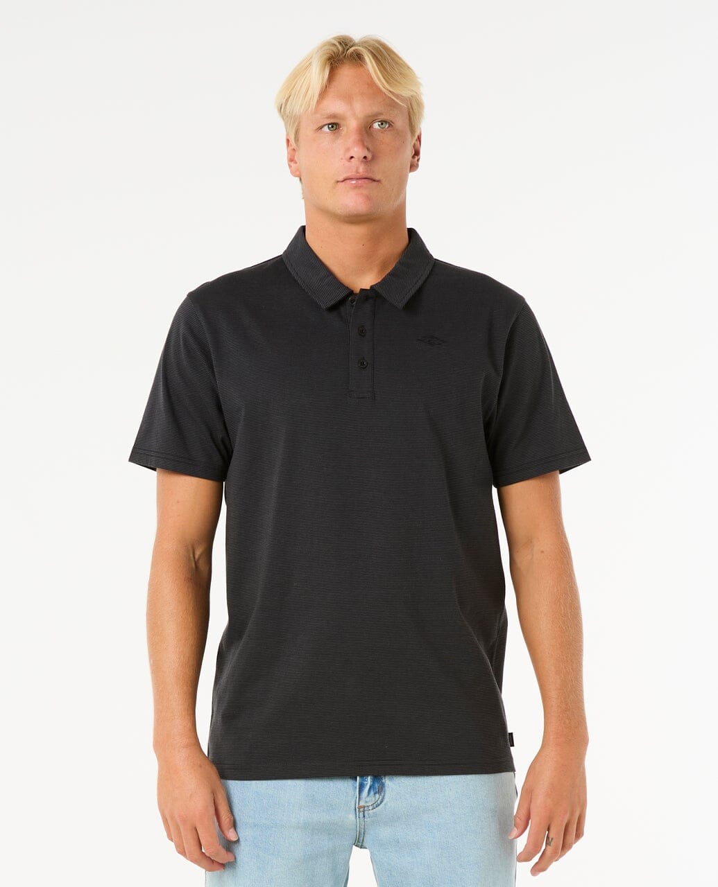 Easy As Polo - Black Men's Shirts & Polos Rip Curl S