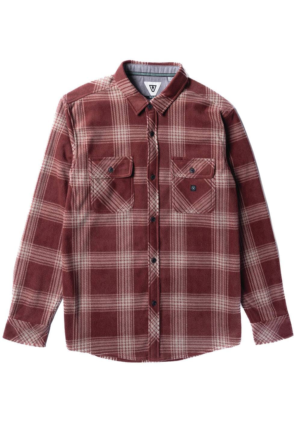 Eco-zy Polar Flannel - Fired Brick Men's Shirts & Polos Vissla S
