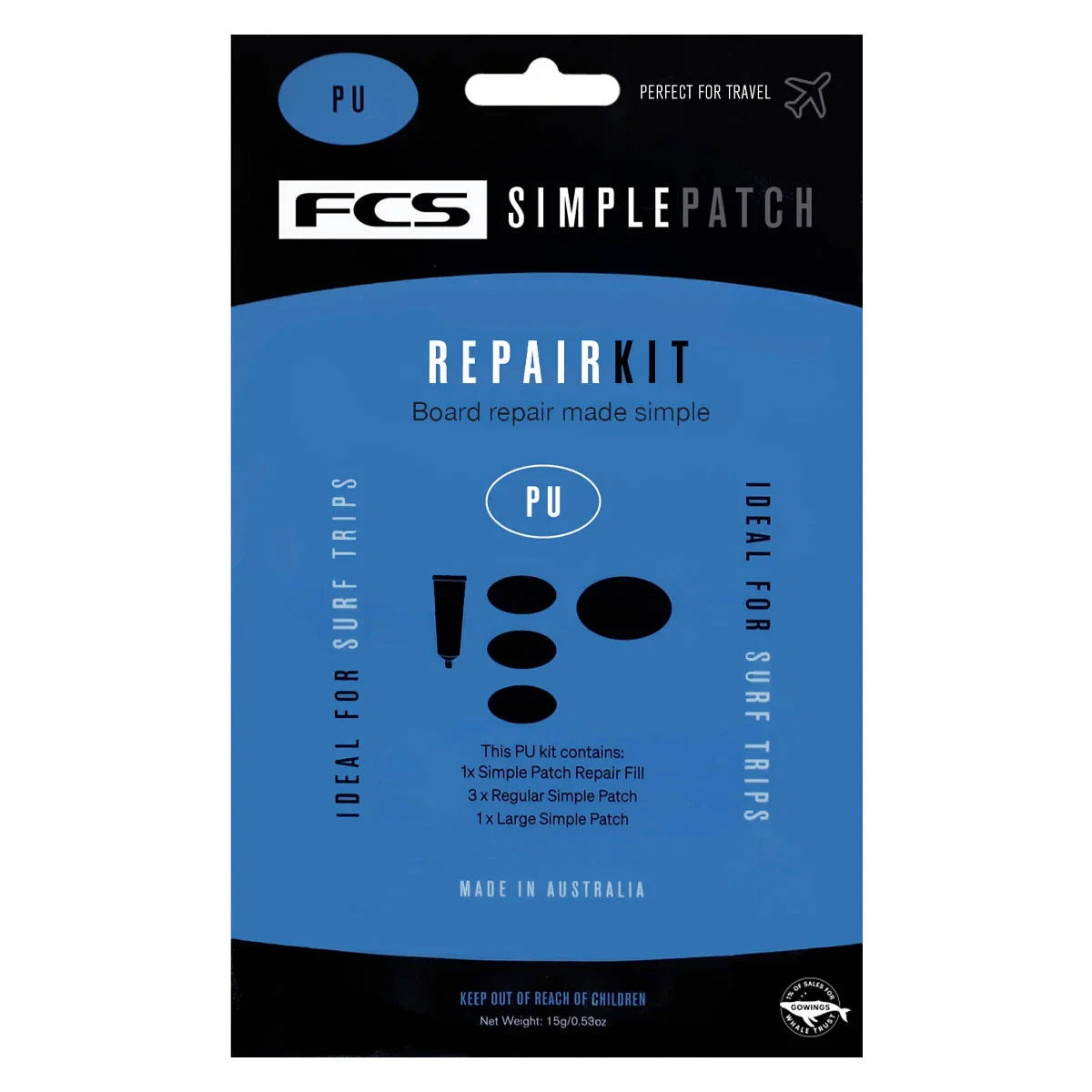 FCS Simple Patch Repair Kit - PU Repair Kits/Resin FCS