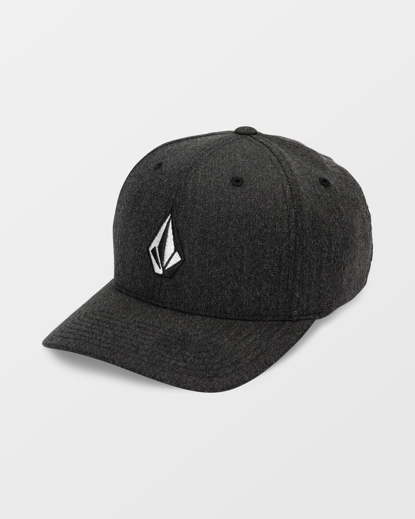 Full Stone Heather Flexfit Cap - Charcoal Heather Men's Hats,Caps&Beanies Volcom S/M