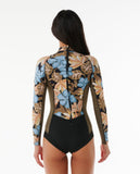 G-Bomb 2mm Back Zip Long Sleeve Spring Suit - Black/Olive (2024) Women's wetsuits Rip Curl women 