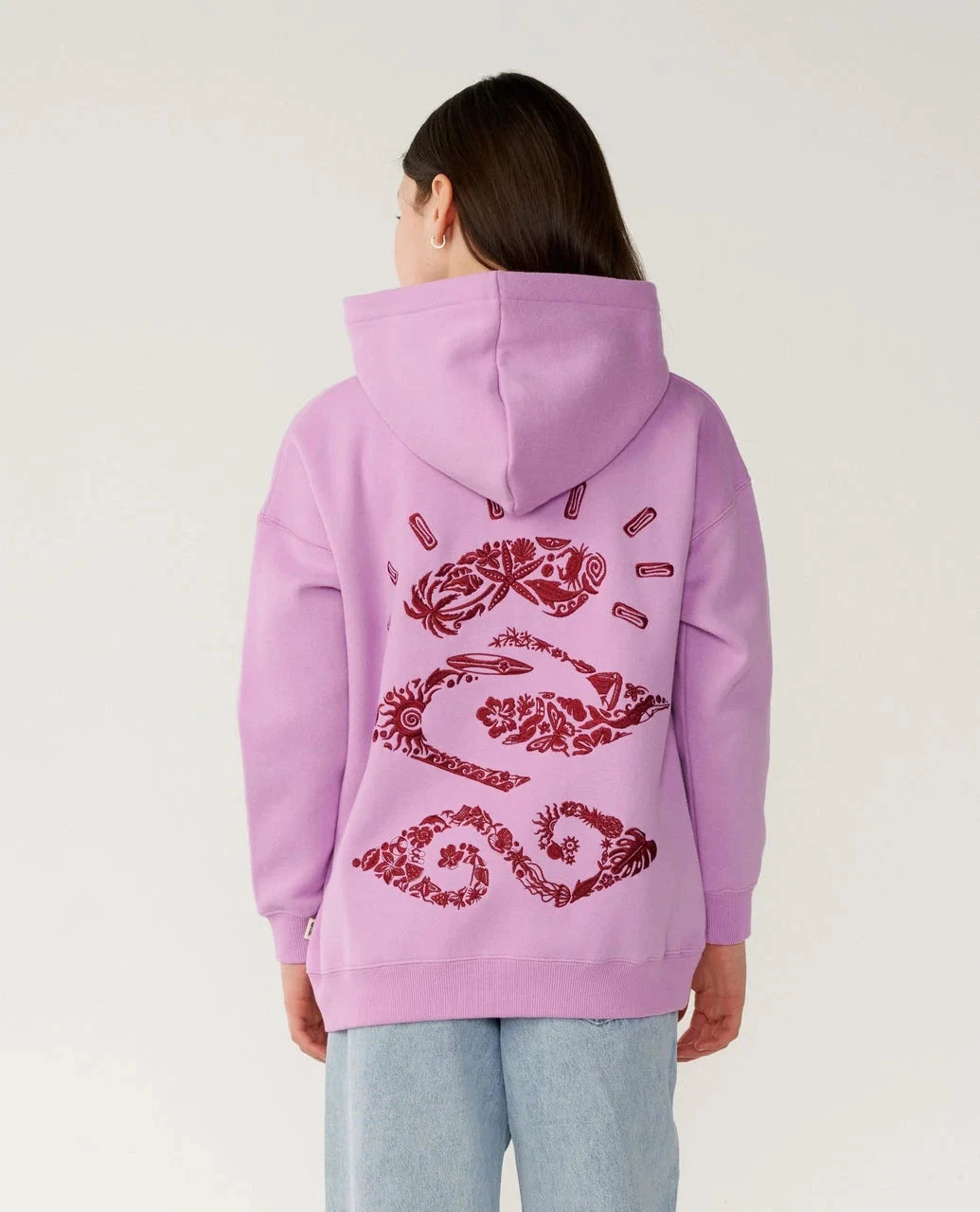 Girls Sunkissed Search Hood - Lilac Children's Hoodies Rip Curl