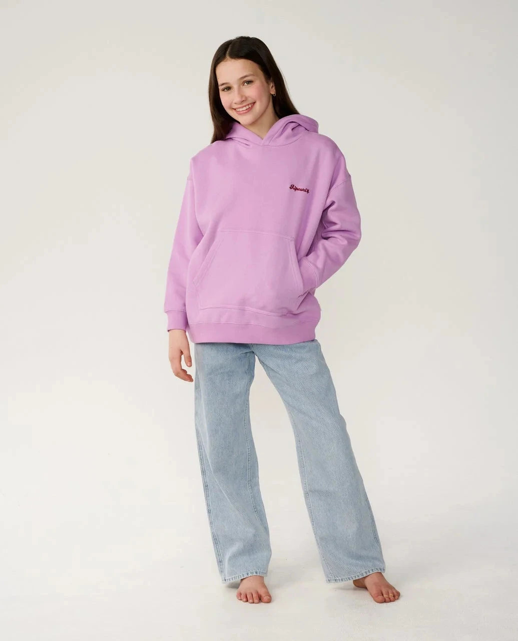 Girls Sunkissed Search Hood - Lilac Children's Hoodies Rip Curl