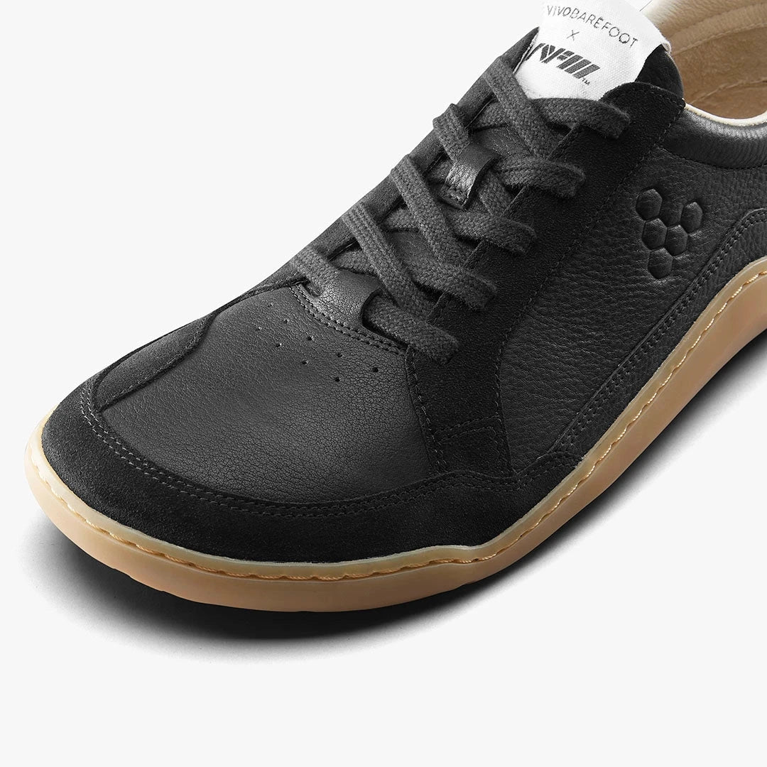 Gobi II Sneaker Premium Leather Women's - Obsidian Women's Flipflops,Shoes & Boots Vivobarefoot