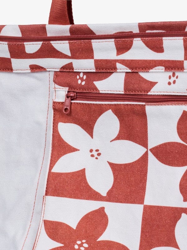 Gold Dust Tote Bag - Ginger Spice Flora Bags,Backpacks & Luggage roxy