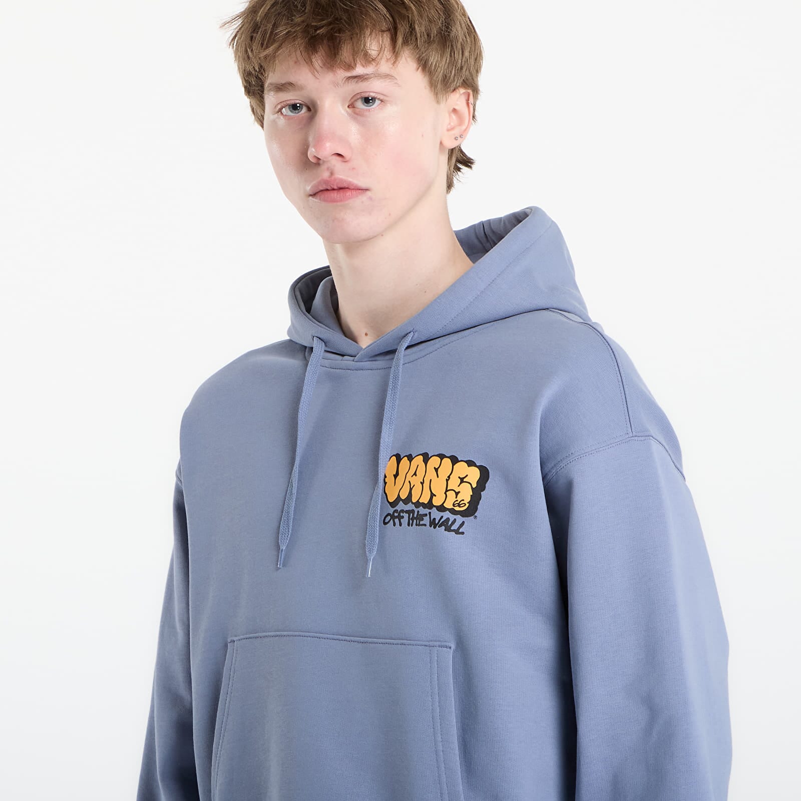 Graff Loose Hoodie - Glacial Slate Men's Hoodies & Sweatshirts Vans