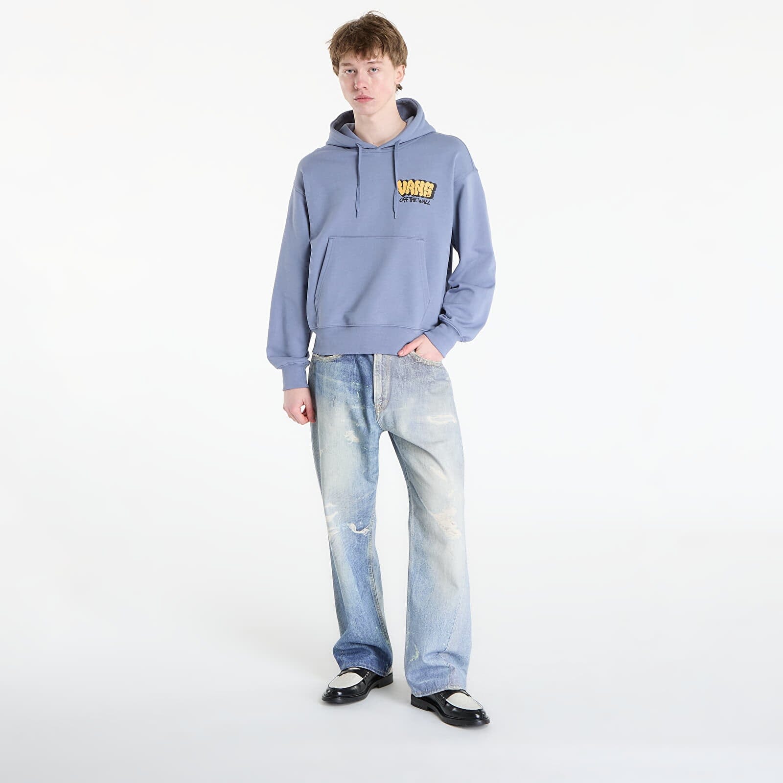 Graff Loose Hoodie - Glacial Slate Men's Hoodies & Sweatshirts Vans