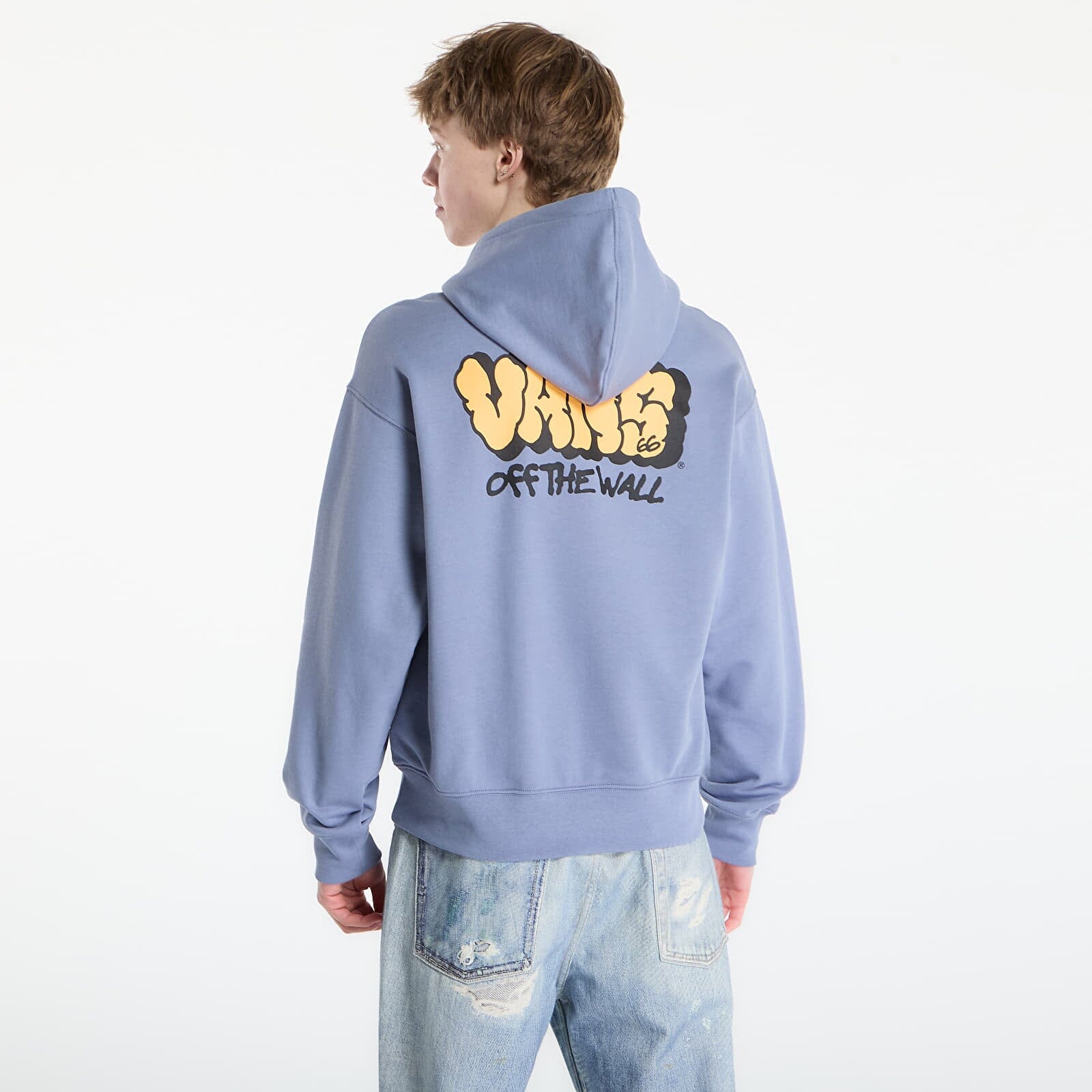 Graff Loose Hoodie - Glacial Slate Men's Hoodies & Sweatshirts Vans S