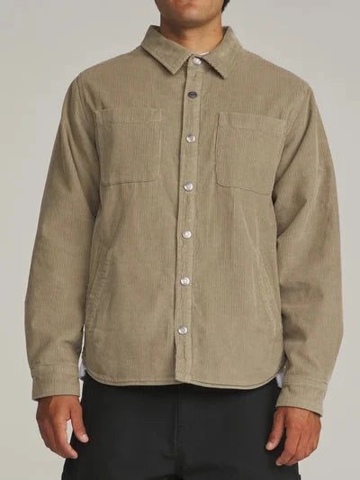 Harold Corduroy Shirt Jacket - Khaki Men's Shirts & Polos Katin