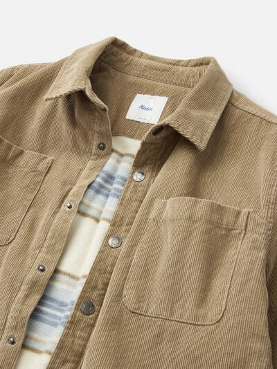 Harold Corduroy Shirt Jacket - Khaki Men's Shirts & Polos Katin