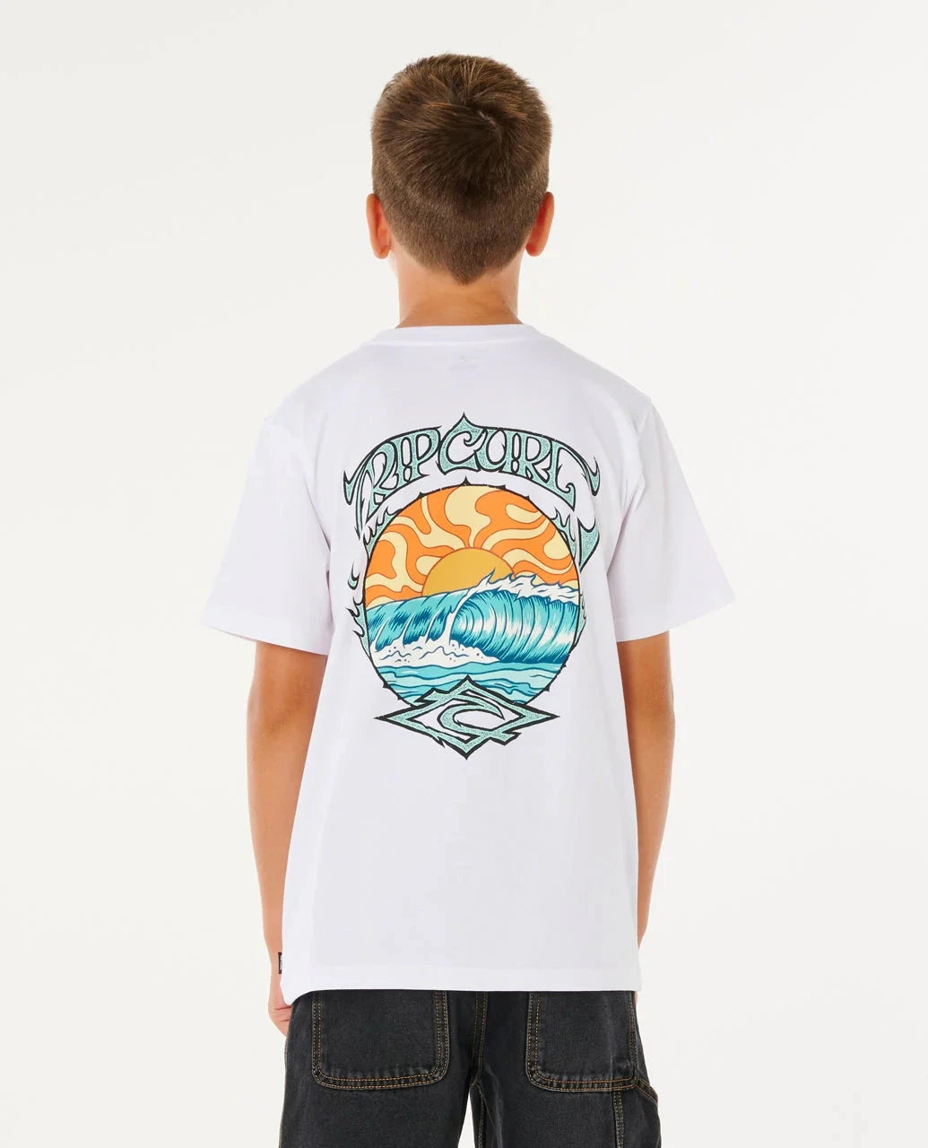 Hazy Days Tee Boy - White Children's Tees Rip Curl