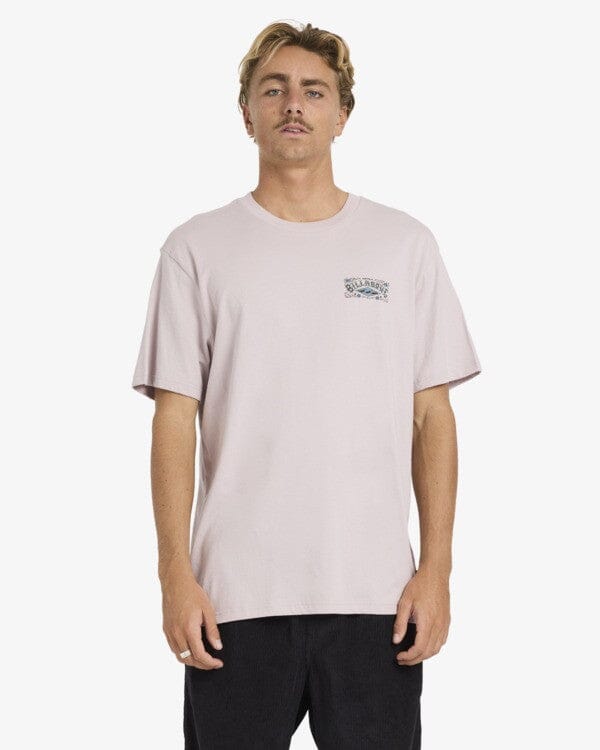 Heritage Arch Premium Tee - Dusty Purple Men's T-Shirts & Vests Billabong S