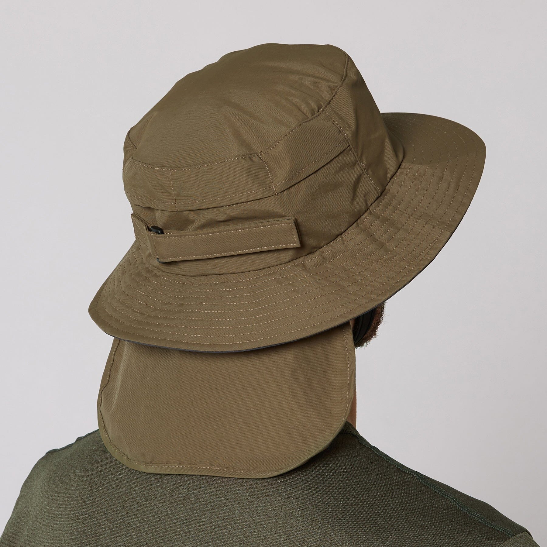 Indo Stiff Peak Surf Hat - Olive Men's Hats,Caps&Beanies Ocean & Earth