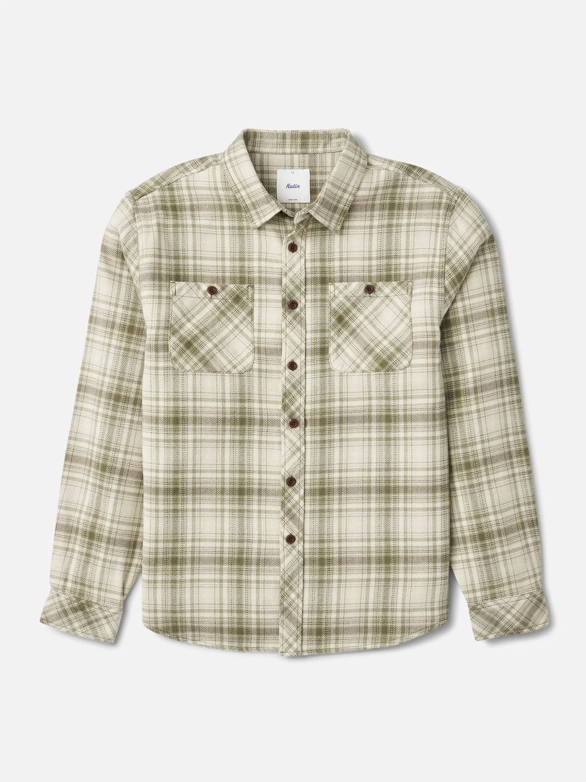 Sierra Flannel - Light Olive