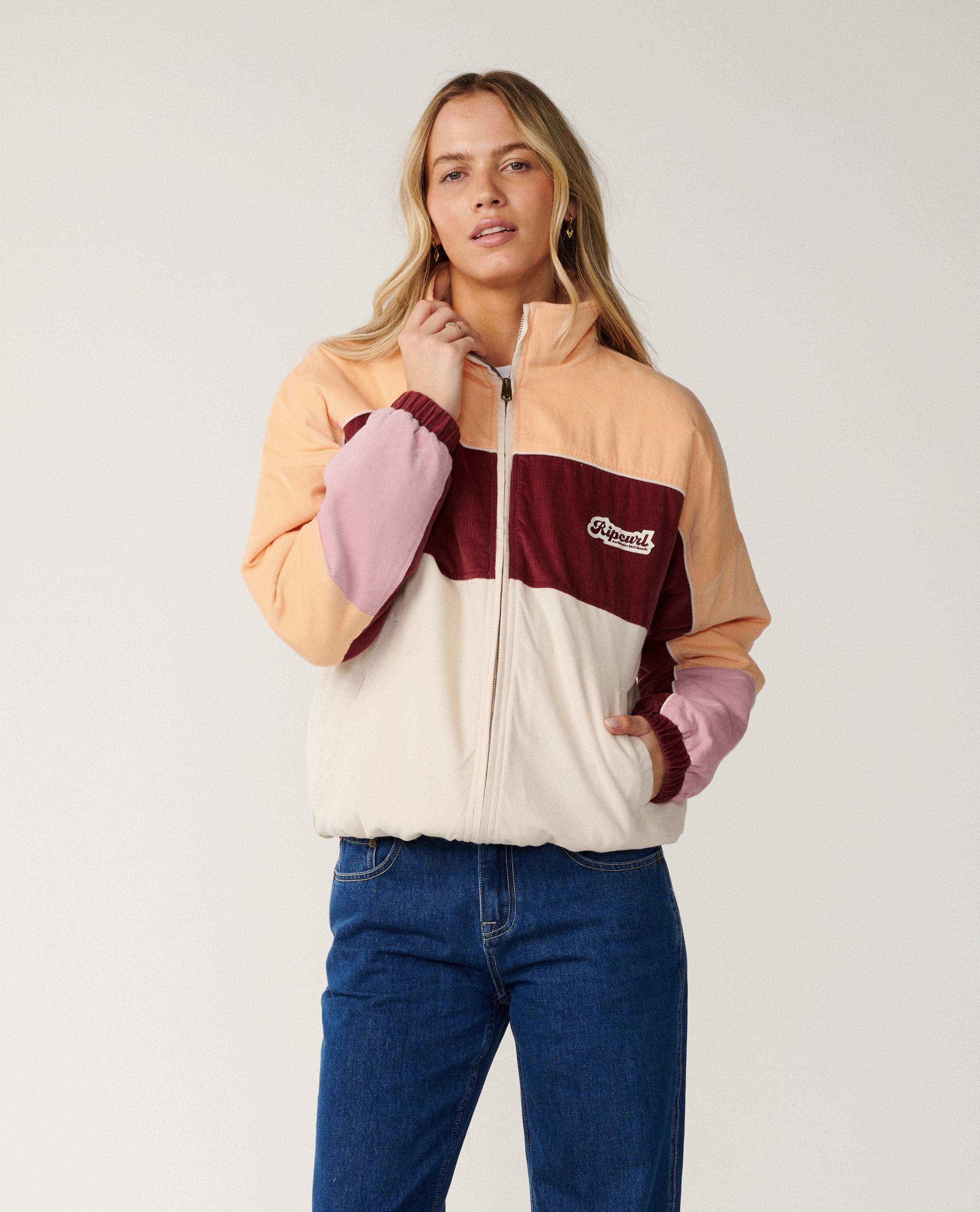 Keepsakes Cord Jacket - Bone Women's Jackets Rip Curl Women XS