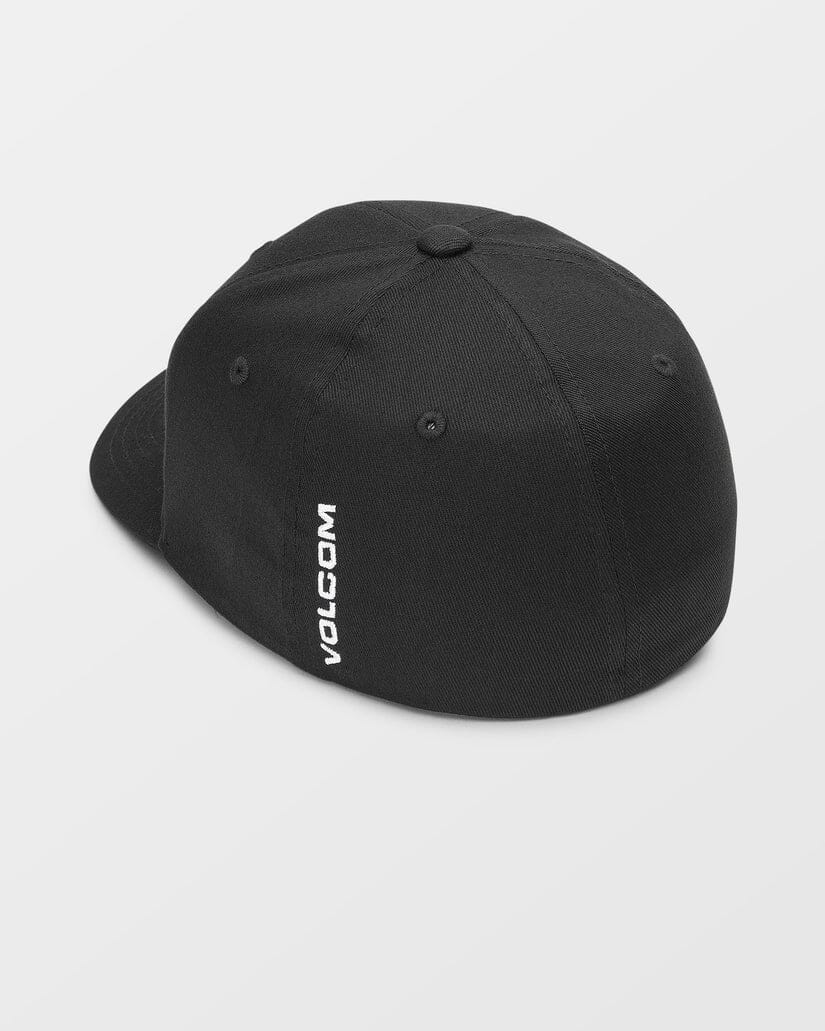 Kid's Full Stone Flexfit Hat - Black Children's Hats and Caps Volcom