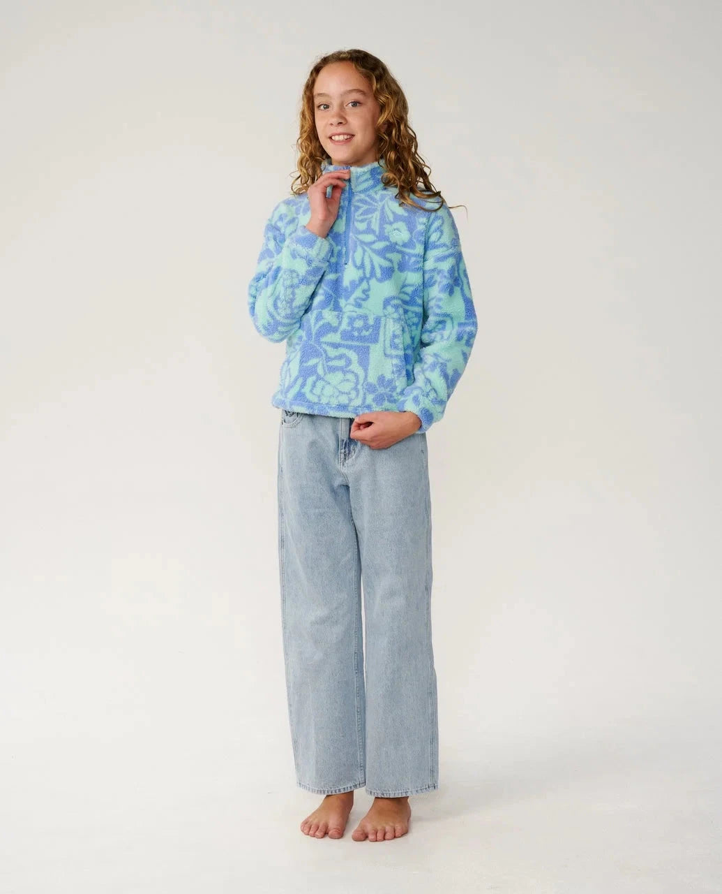 Kid's Pacific Dreams Fleece - Ocean Children's Hoodies Rip Curl 8