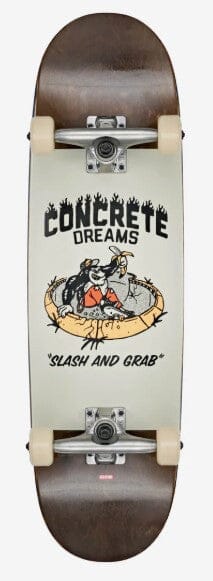 Kid's Softie Mid - Dark Maple/Concrete Dreams Skateboards Globe