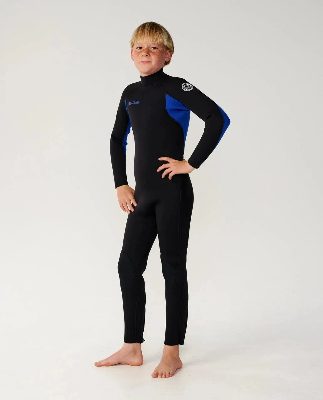 Kids Trad 5/4 Back Zip Wetsuit - Blue (2026/27) Children's Wetsuits Rip Curl