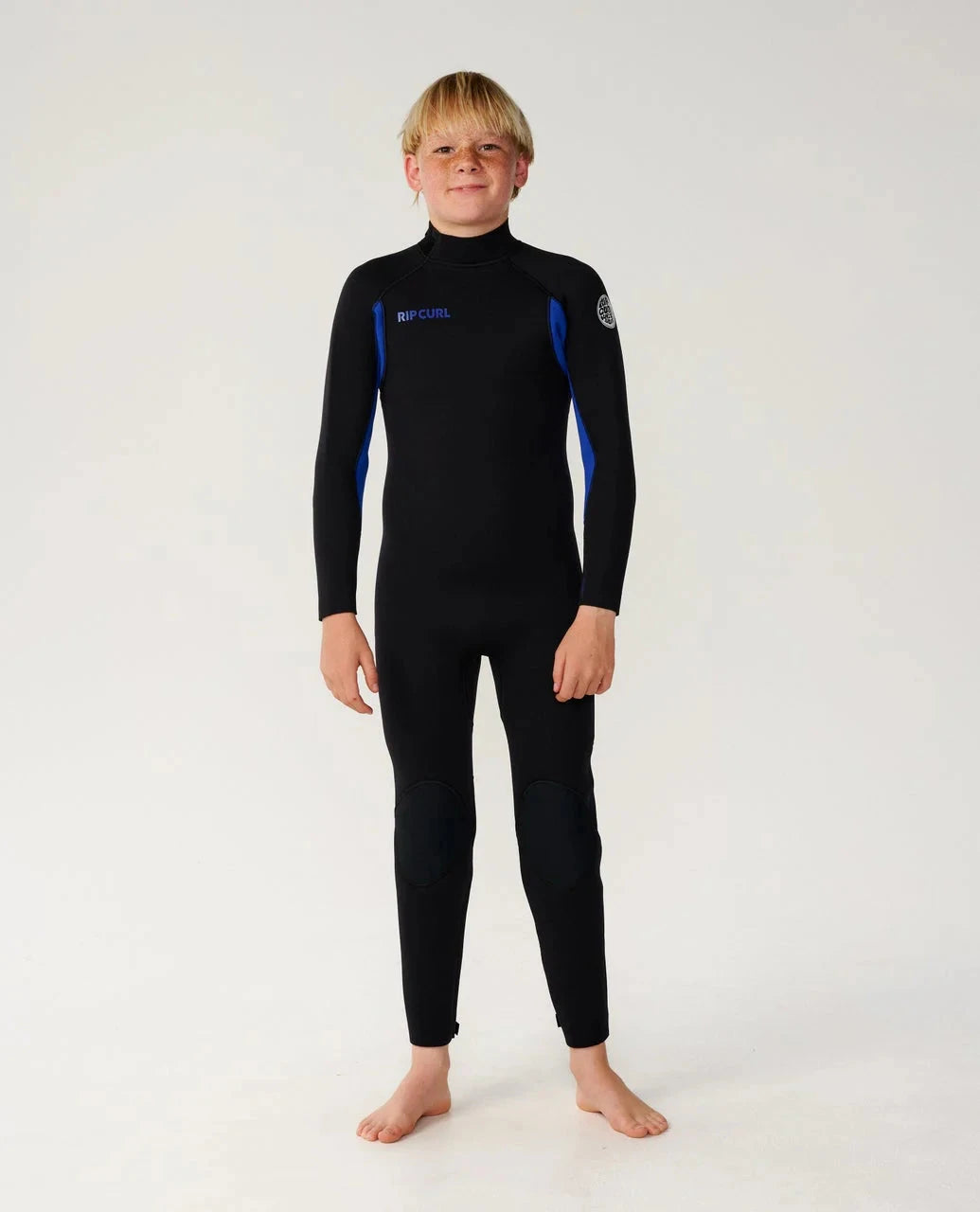 Kid's Trad Back Zip 3/2 - Blue (2026) Children's Wetsuits Rip Curl 8