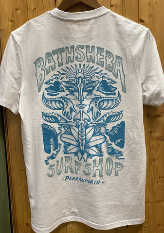 "Kidul" T-Shirt - White Men's T-Shirts & Vests Bathsheba Surf S 