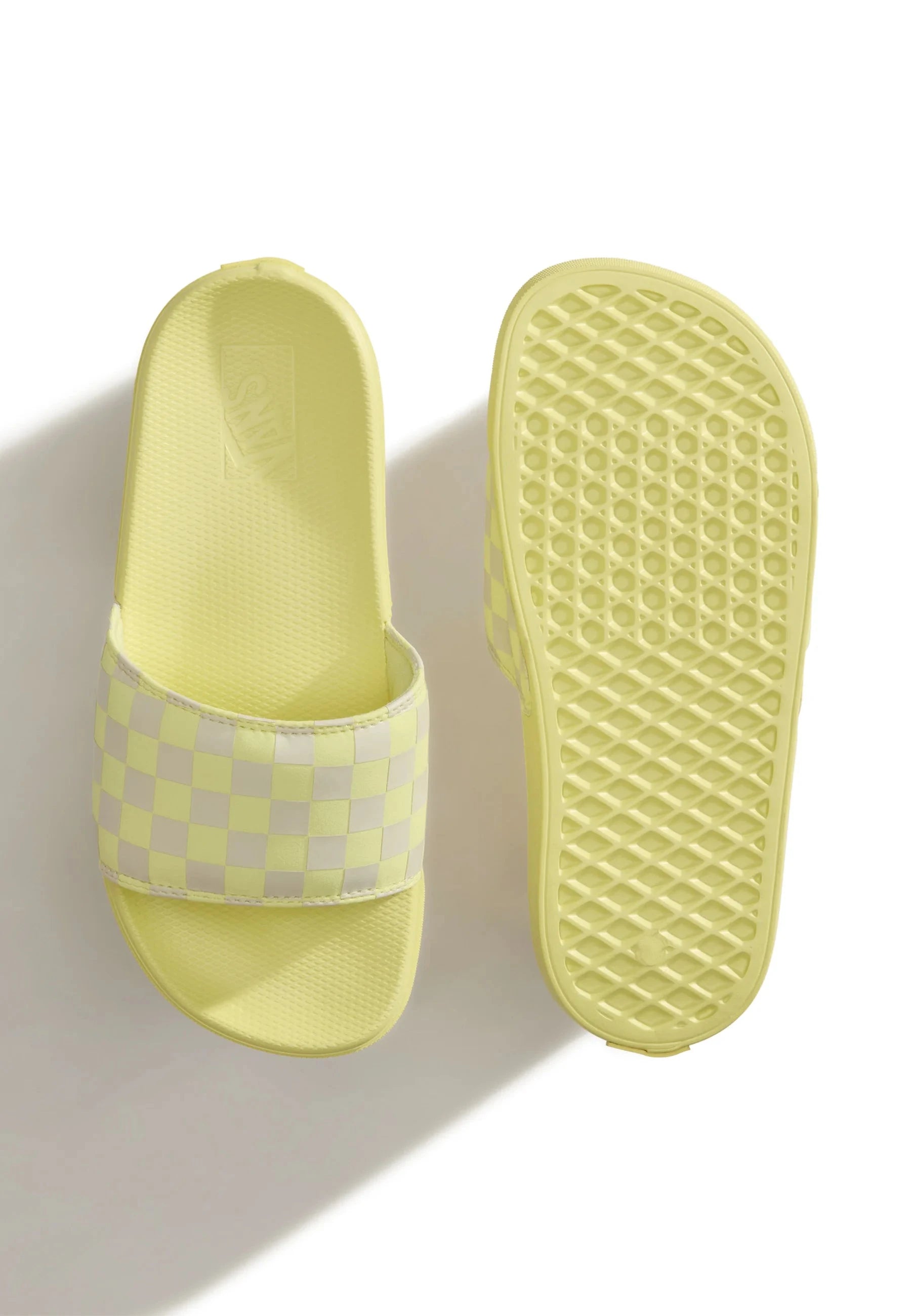 La Costa Slide On - Faded Yellow Men's Shoes & Flip Flops Vans