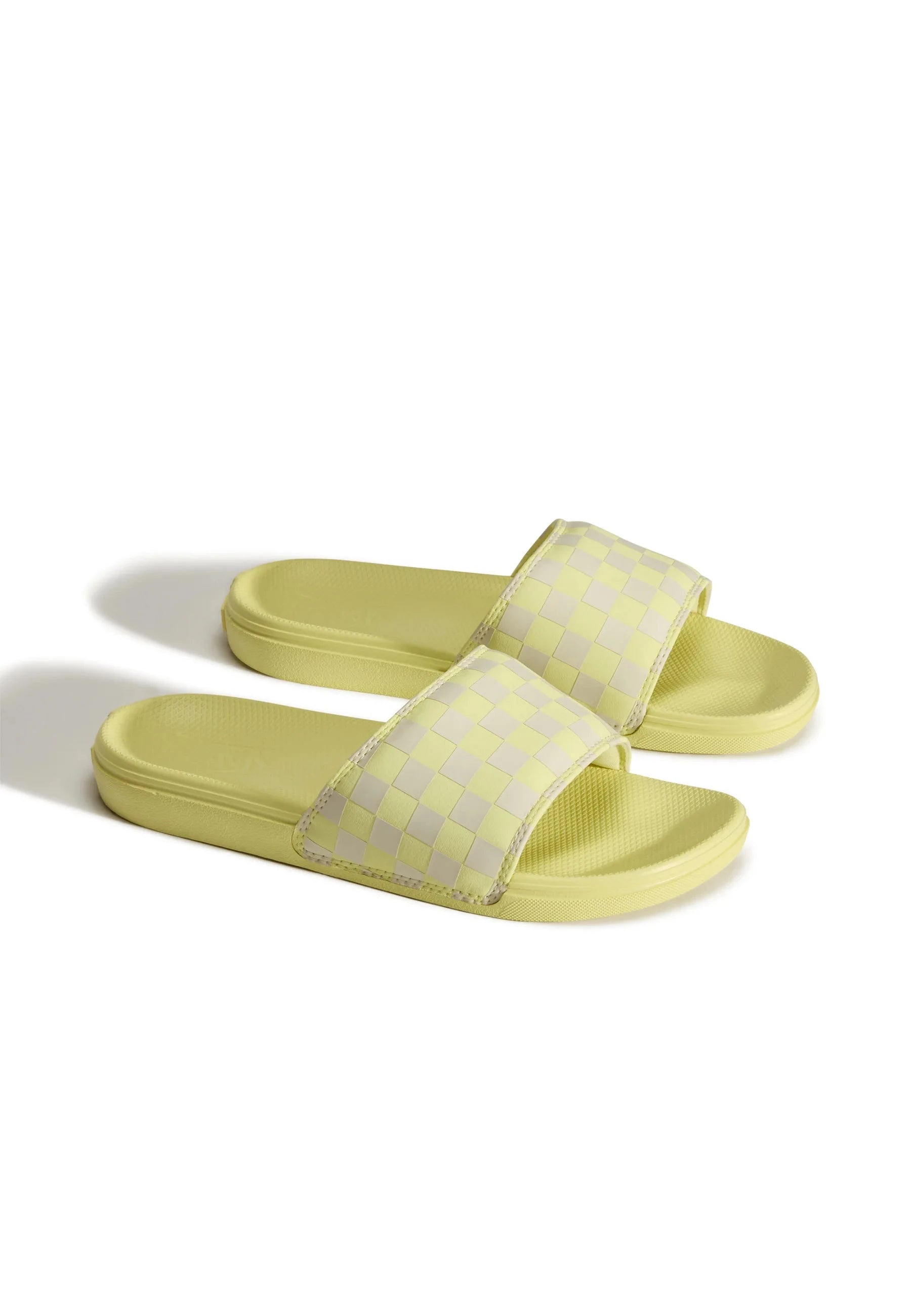 La Costa Slide On - Faded Yellow Men's Shoes & Flip Flops Vans