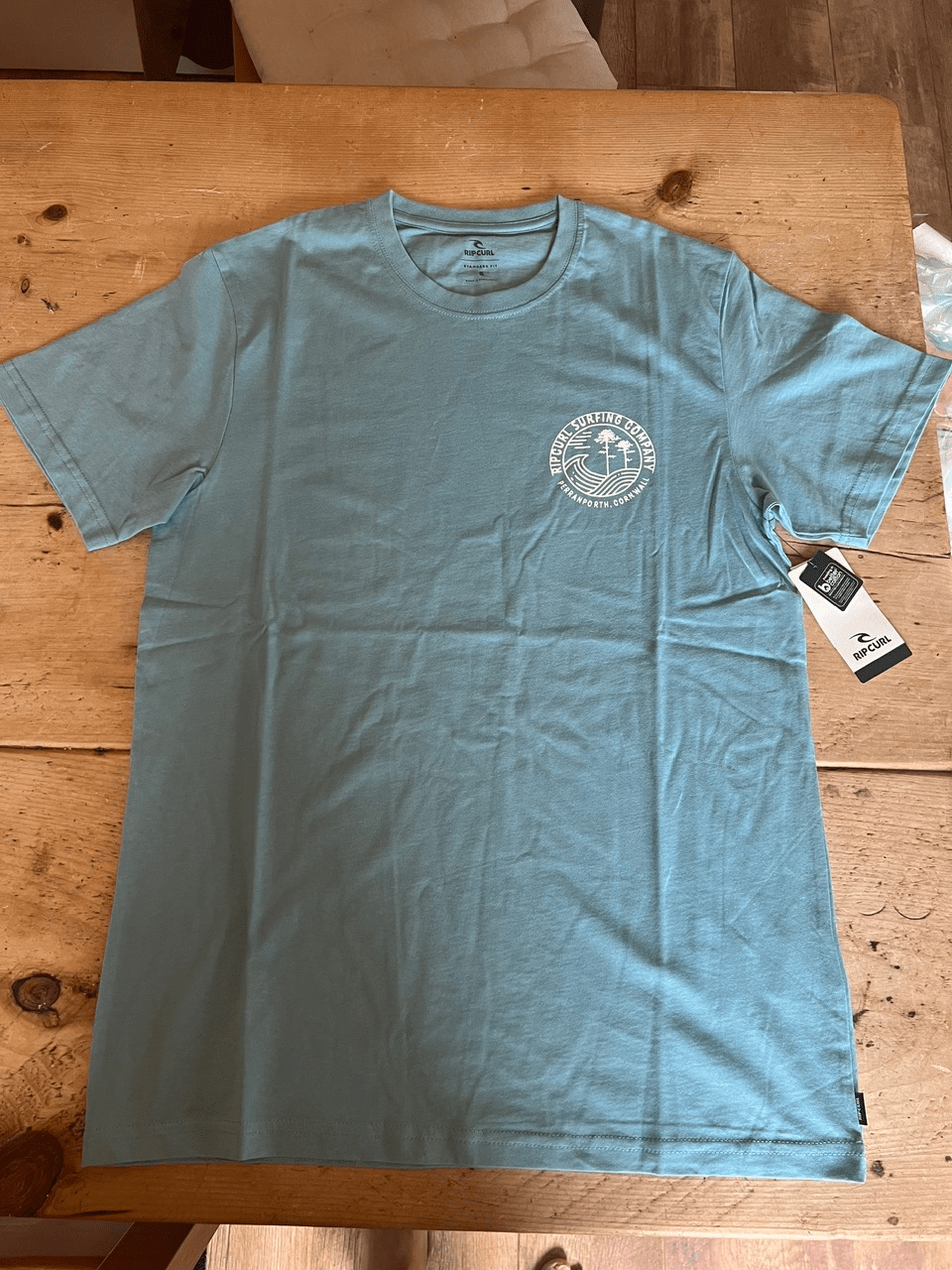 Land and Sea Men's Perranporth Destee - Dusty Blue Men's T-Shirts & Vests Rip Curl