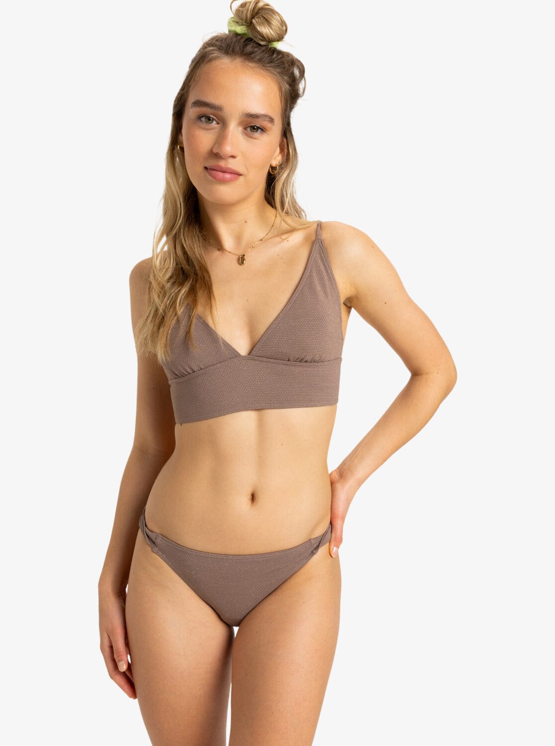 Lasca Tank Top Set - Deep Taupe Women's Swimsuits & Bikinis Roxy XS