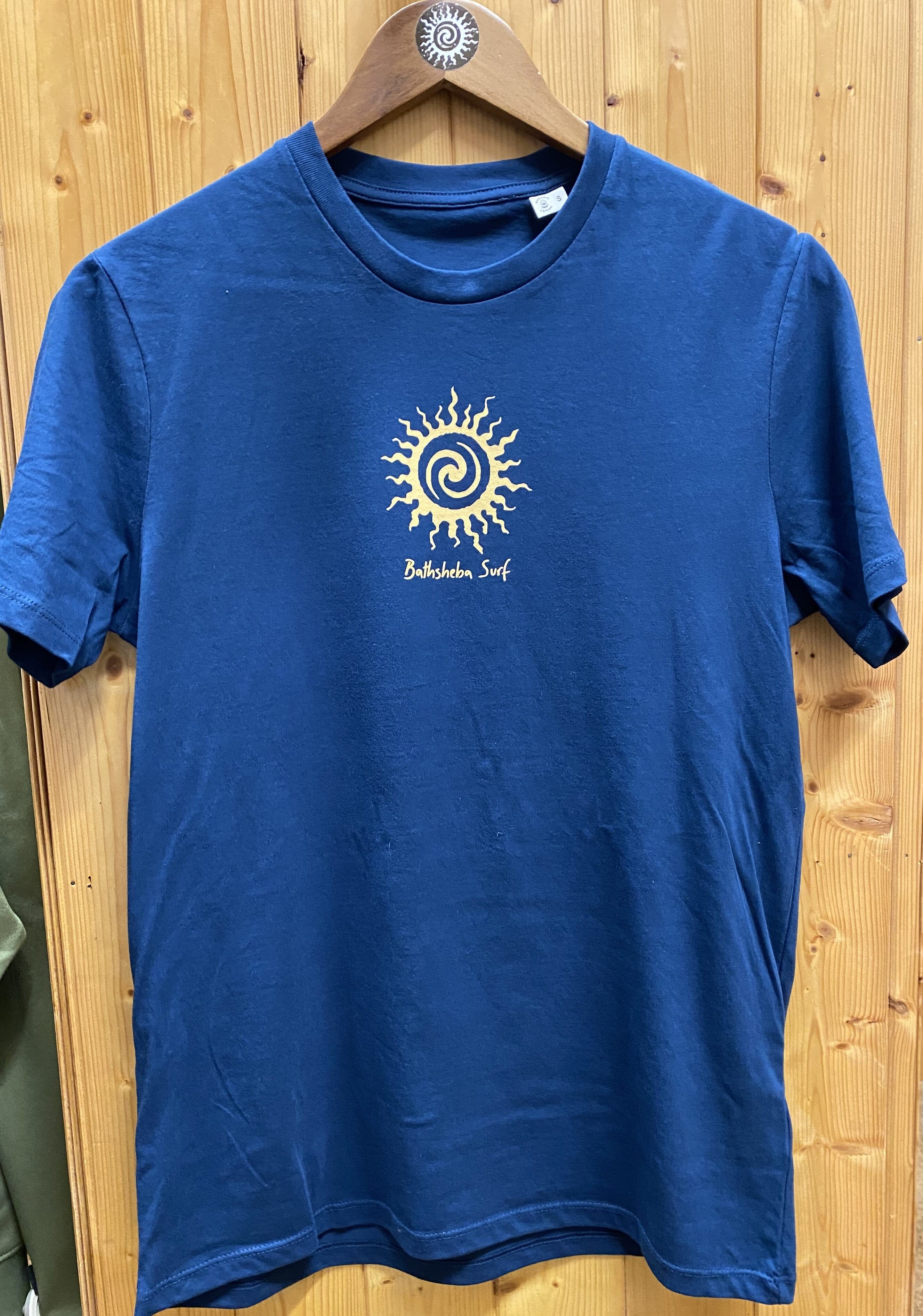 Laurie McCall Landscape Tee - Peacock Blue Men's T-Shirts & Vests Bathsheba Surf