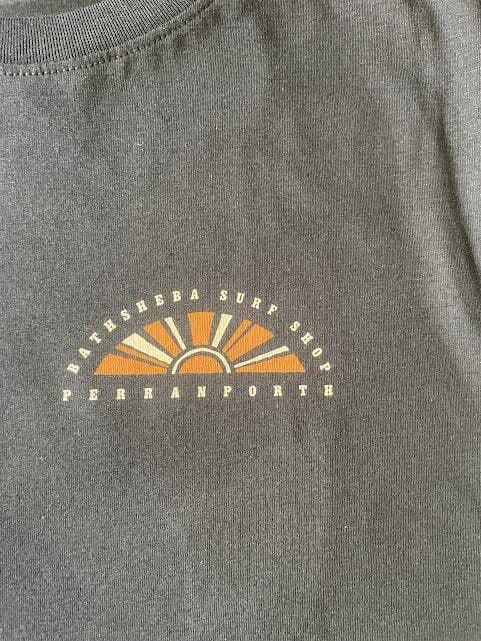 Laurie Perranporth Circle Tee - Black Men's T-Shirts & Vests Bathsheba Surf