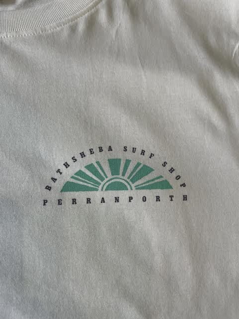 Laurie Perranporth Circle Tee - White Men's T-Shirts & Vests Bathsheba Surf